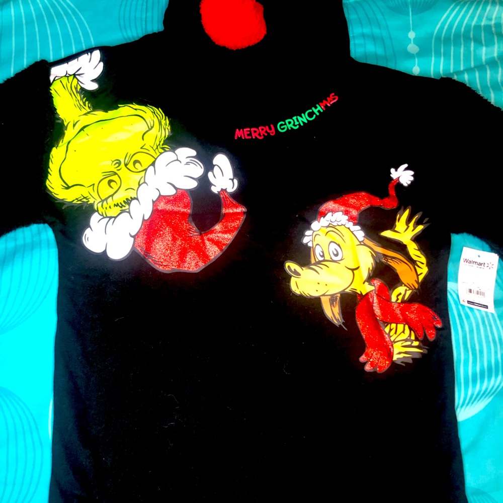 Grinch kids hoodie